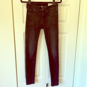 Rag & Bone Mid Rise Skinny Jeans